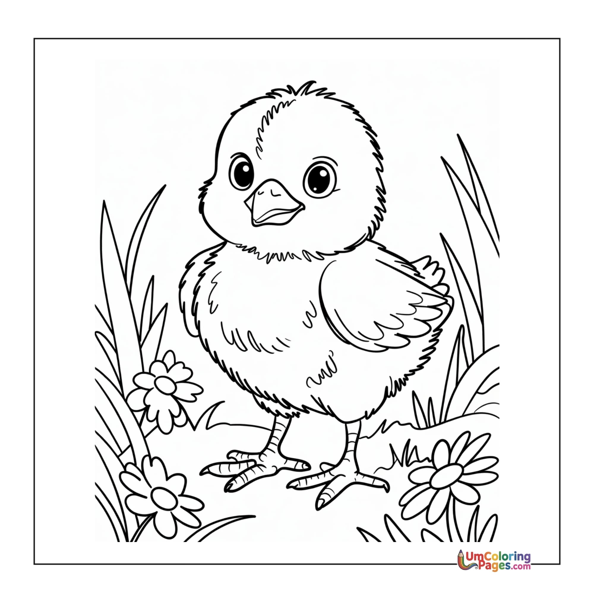 Küken coloring page 3 - Kostenlos Ausdrucken