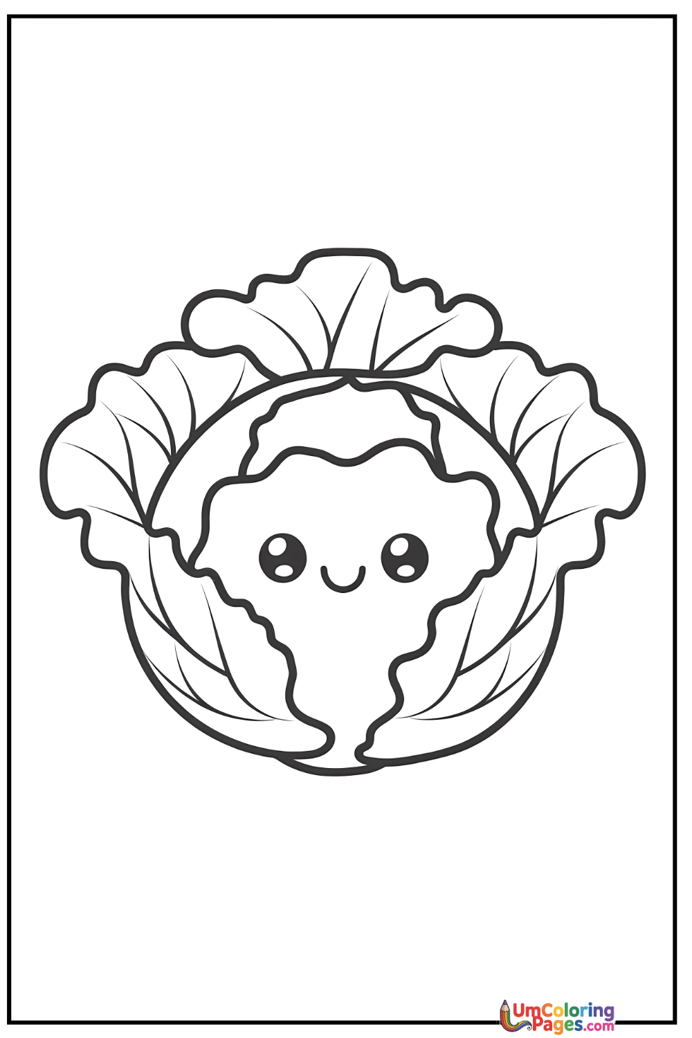 Vegetables coloring pages