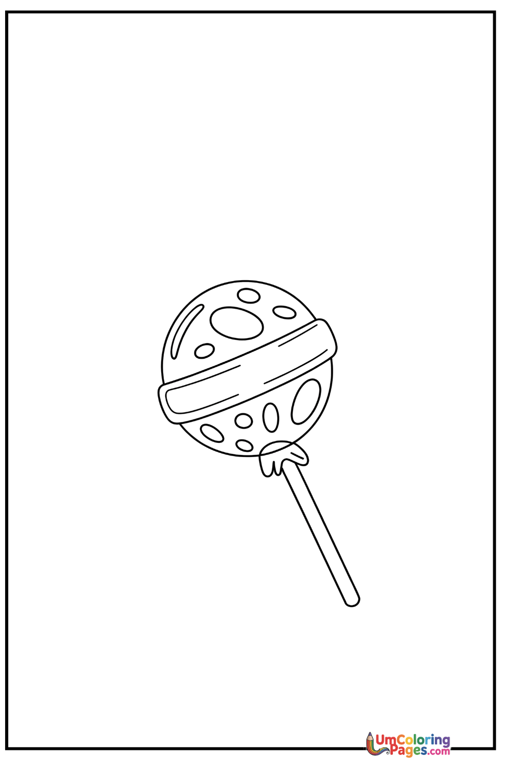 Candy coloring page 5 - free printable PDF