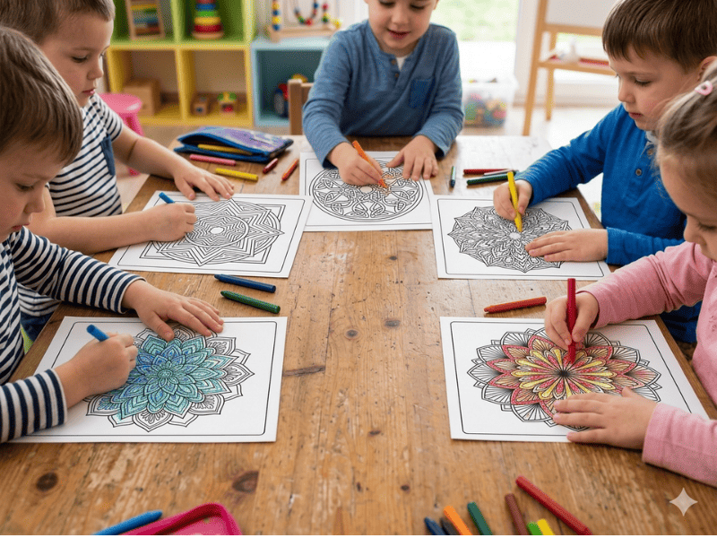 Mandalas coloring pages