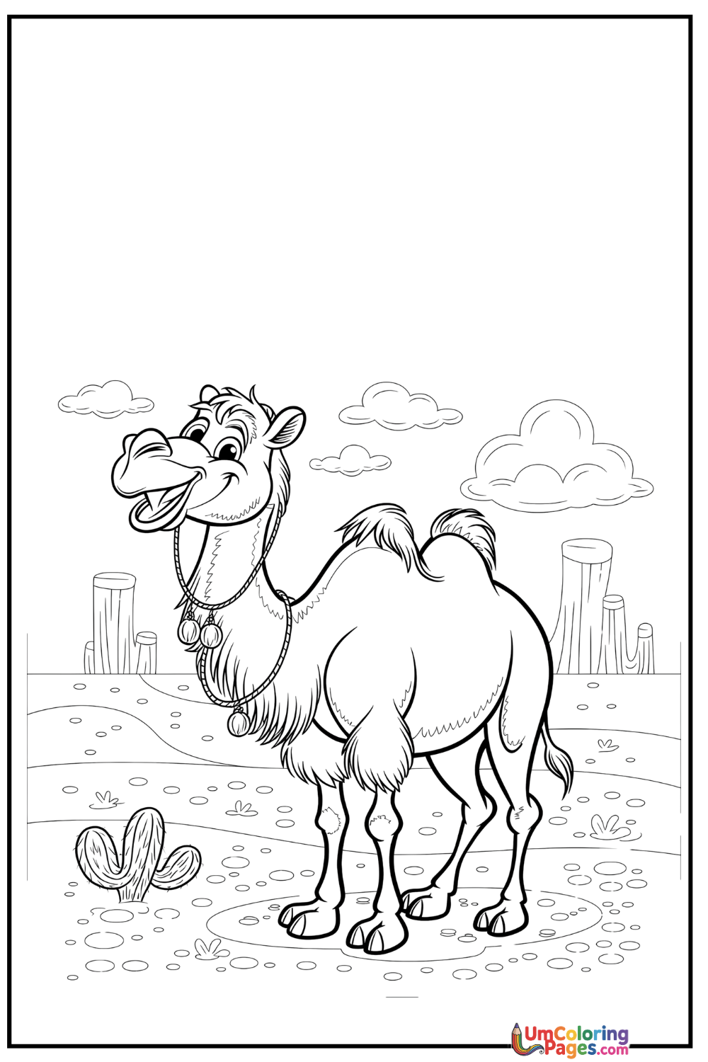 Desert coloring page 6 - free printable PDF
