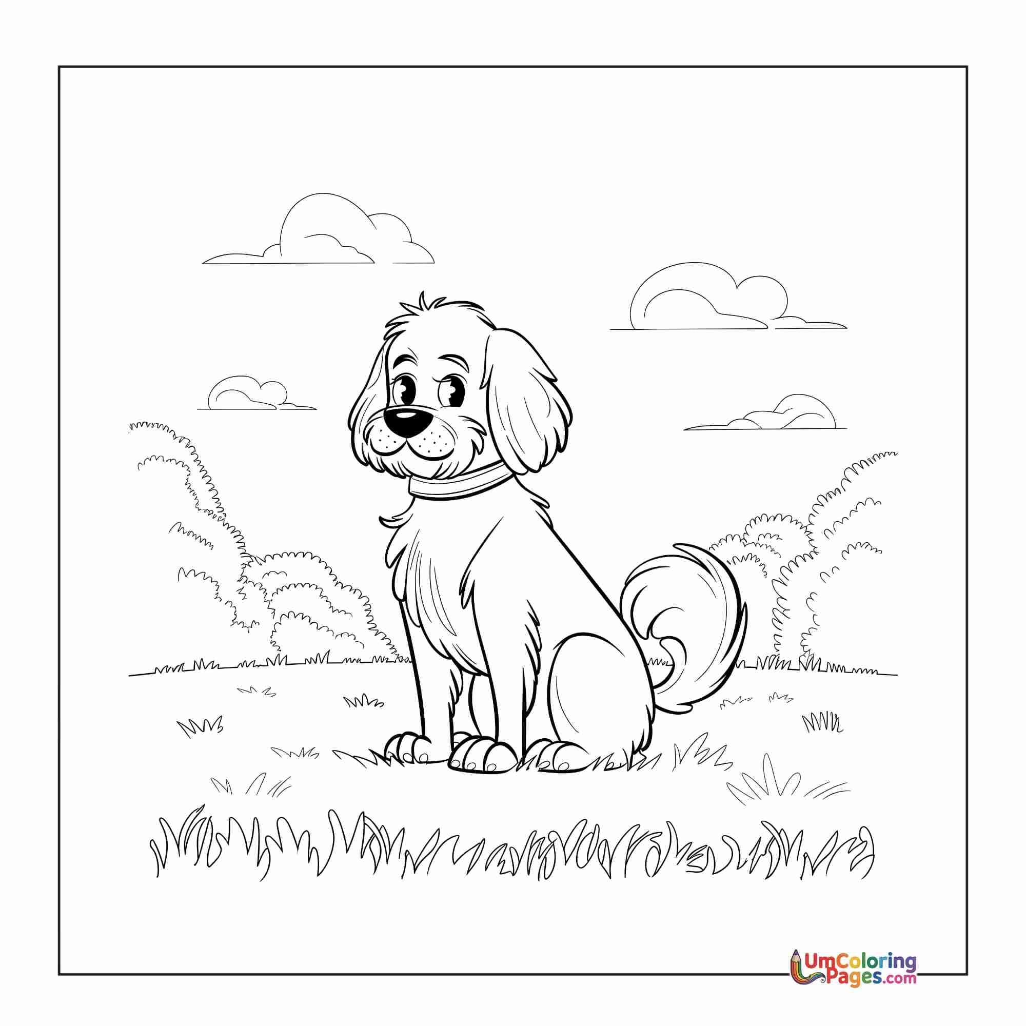Hund coloring page 12 - Kostenlos Ausdrucken