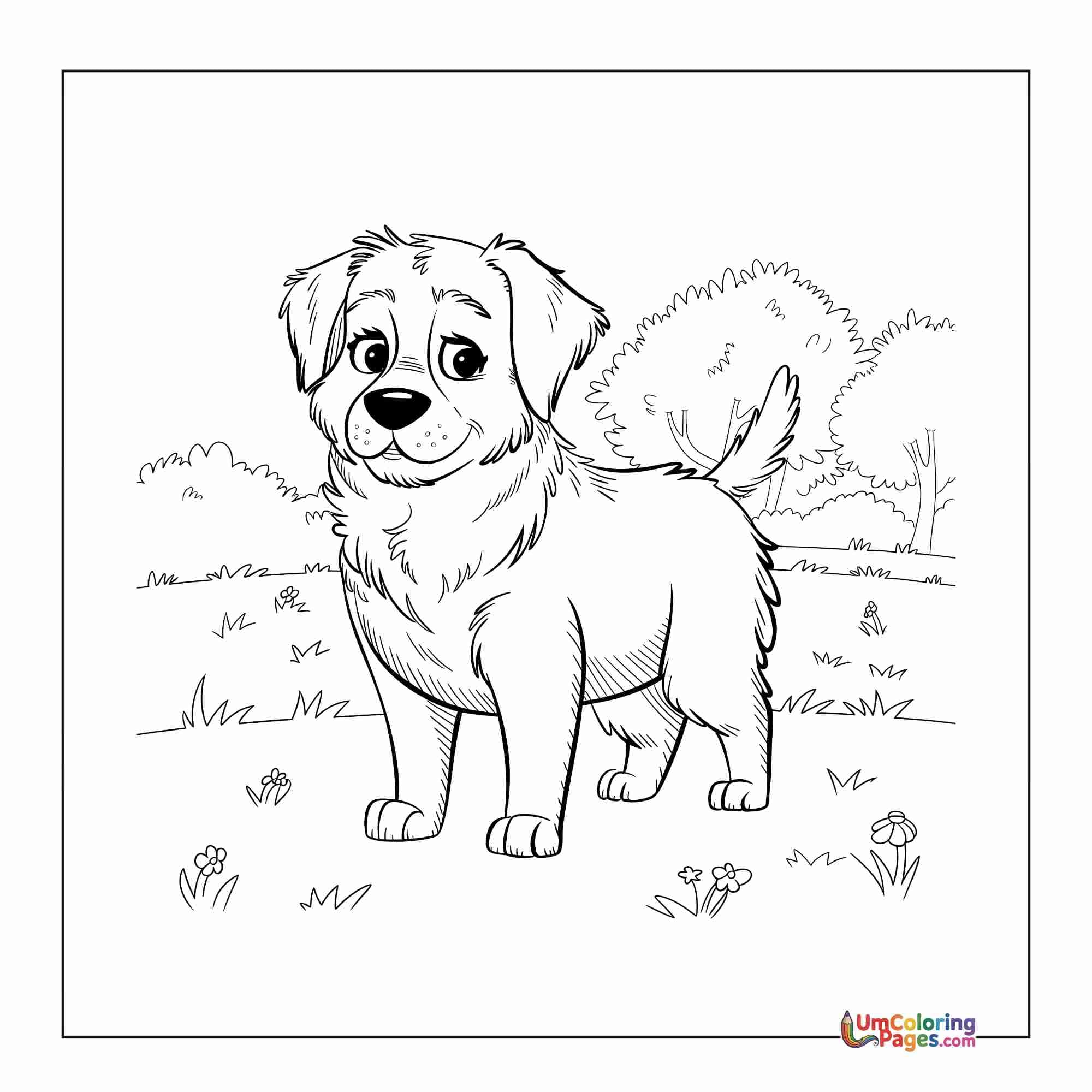 Hund coloring page 7 - Kostenlos Ausdrucken