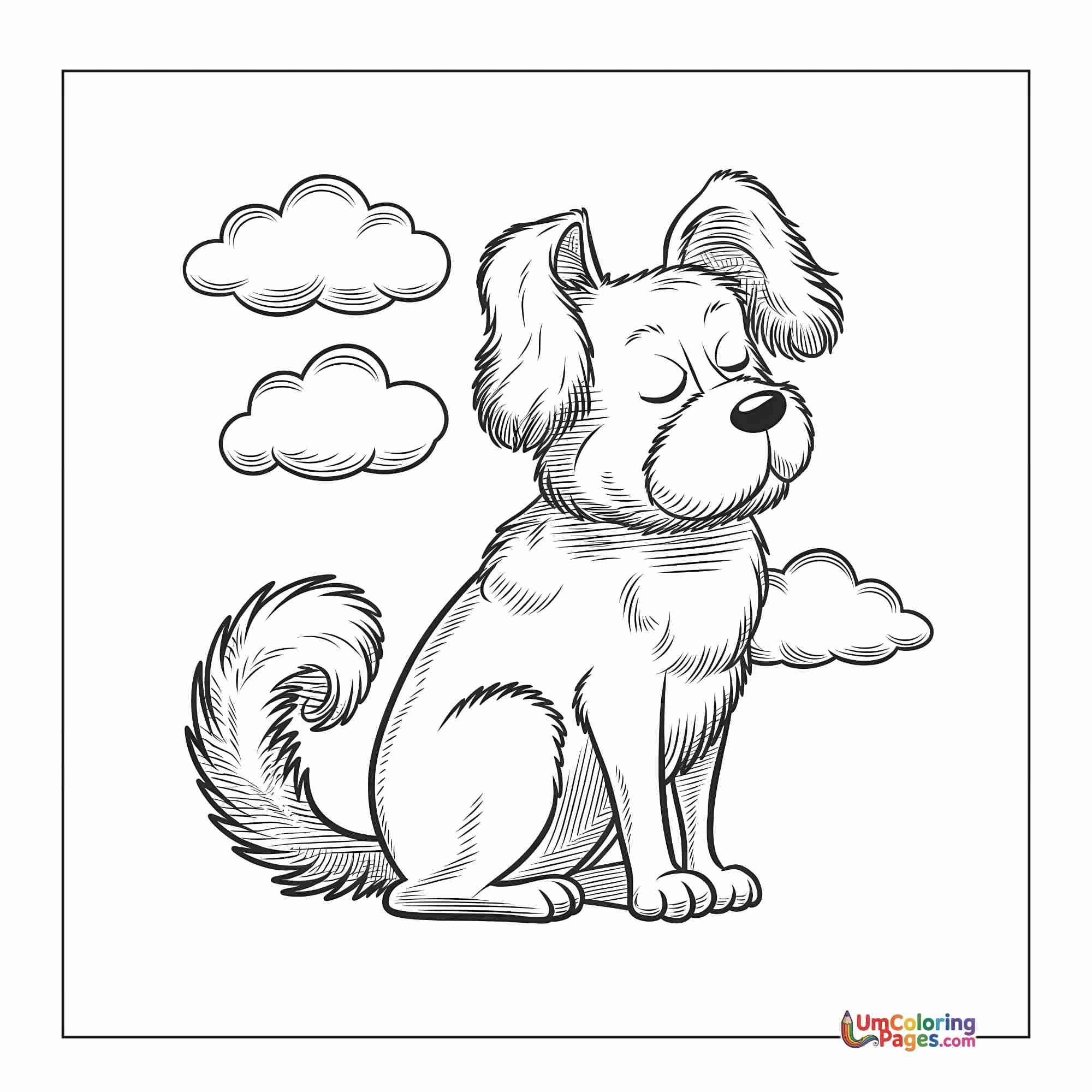 Hund coloring page 9 - Kostenlos Ausdrucken