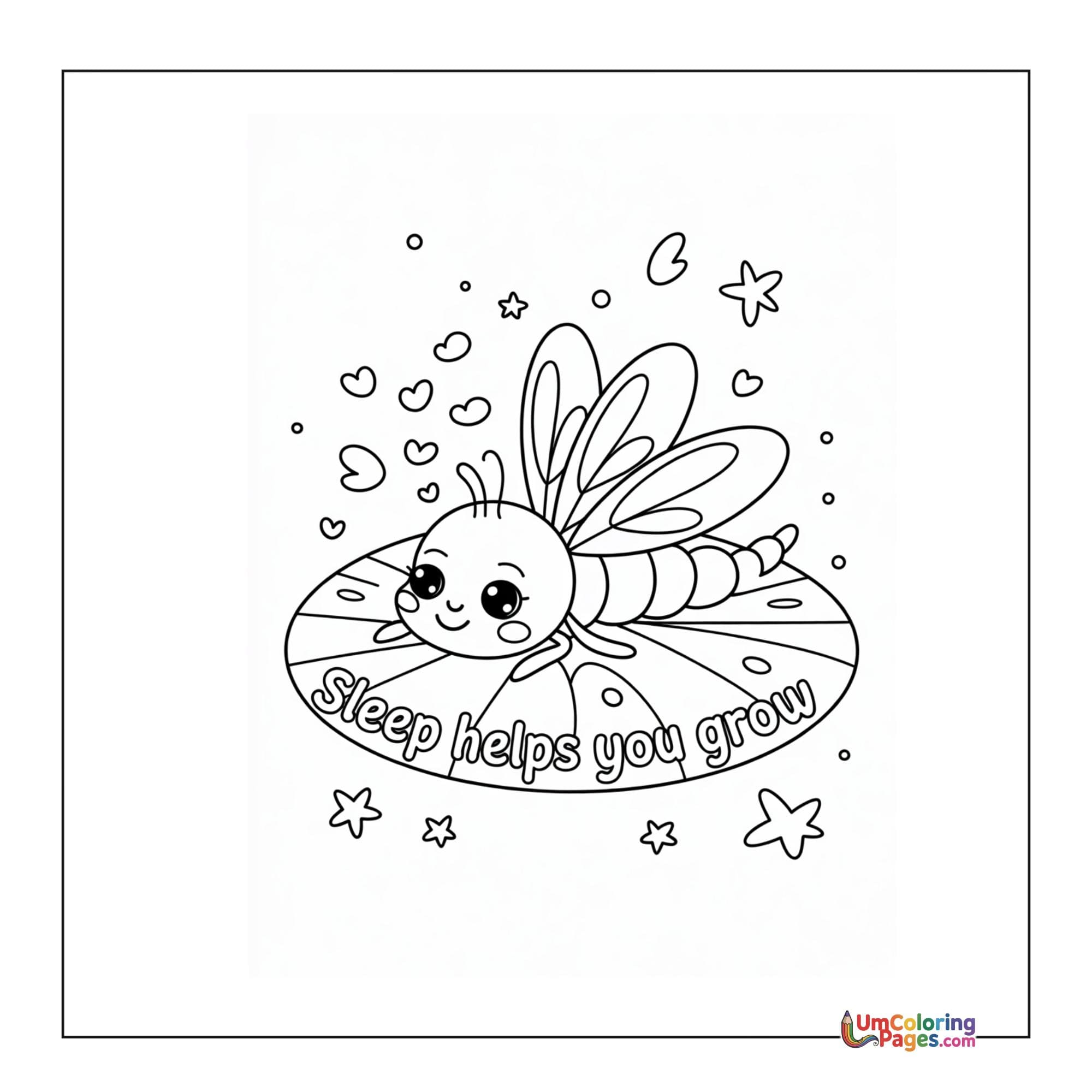 Dragonfly coloring page 4 - free printable PDF