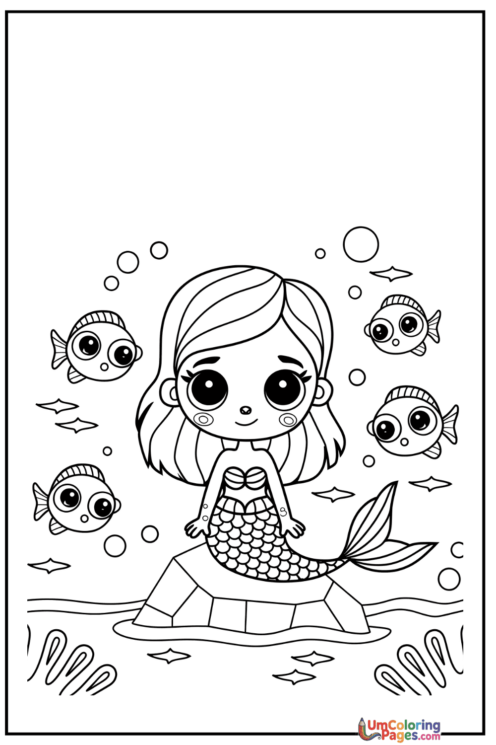 Sirène coloring page 11 - À Imprimer Gratuit