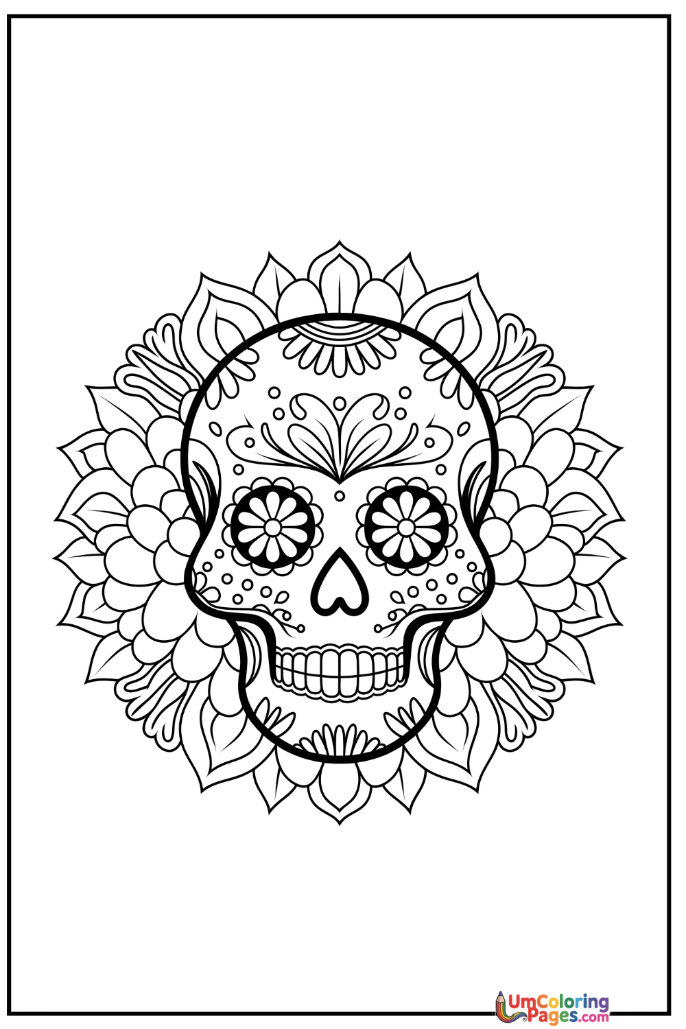 Mixed Mandala coloring page 10 - free printable PDF