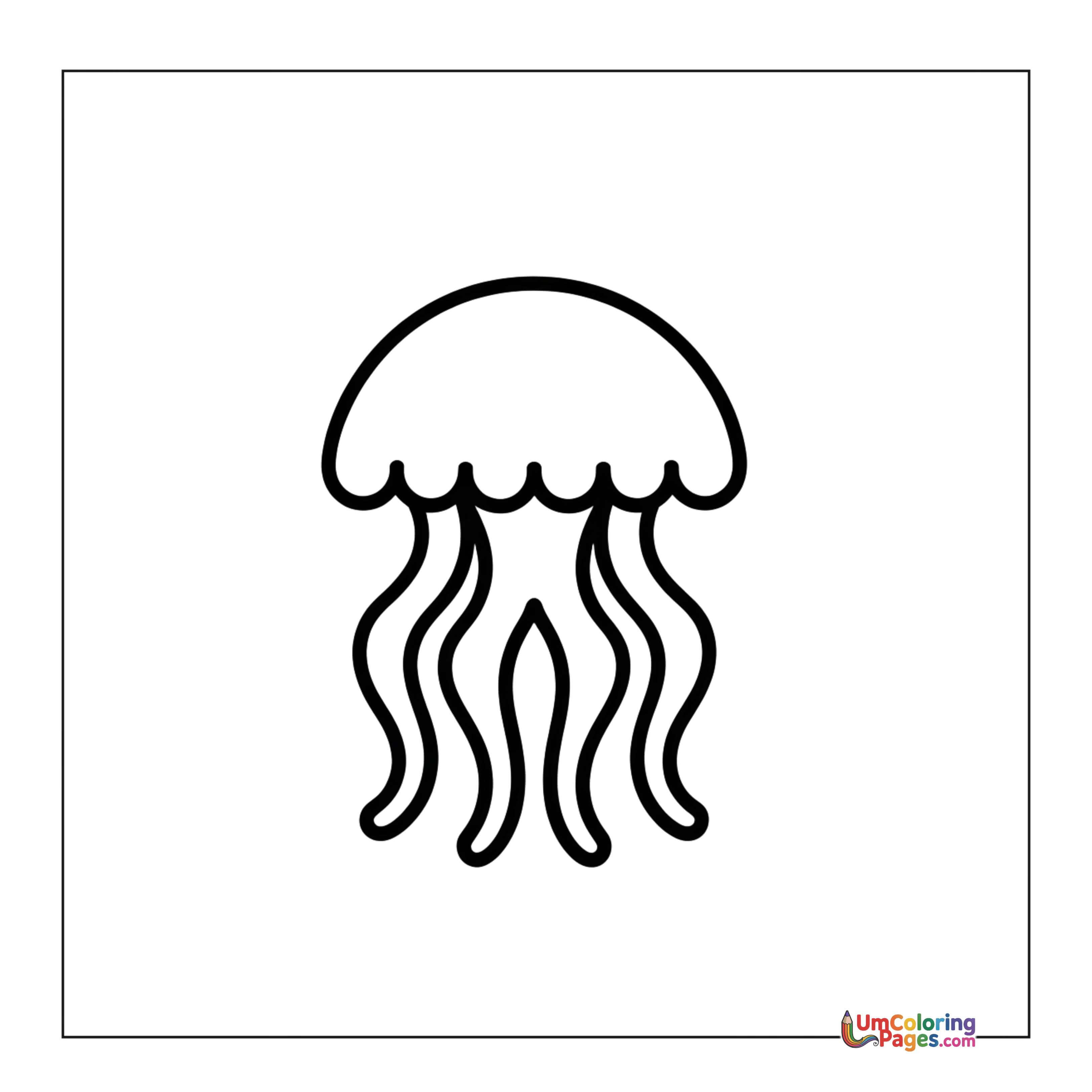 Octopus coloring page - free printable