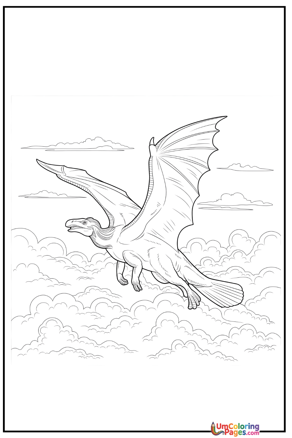 Quetzalcoatlus coloring page - free printable